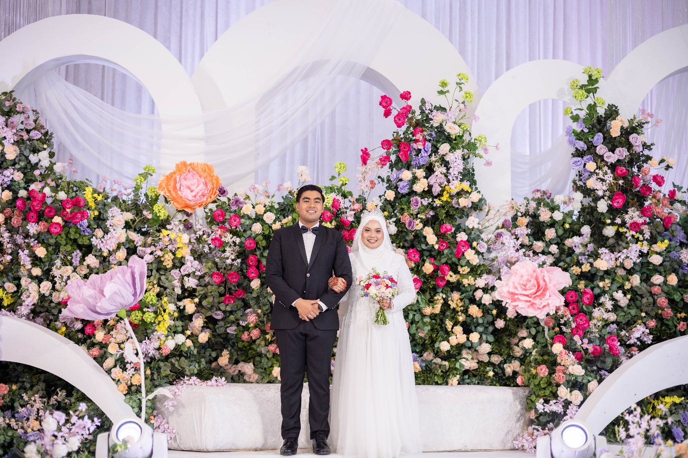 Tema Perkahwinan Eksklusif Villa Busainna - Floral Garden Wedding 