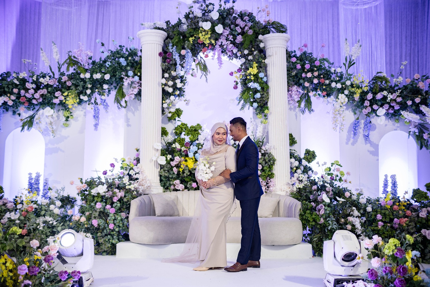 Tema Perkahwinan Eksklusif Villa Busainna - Scenery Painting Wedding 